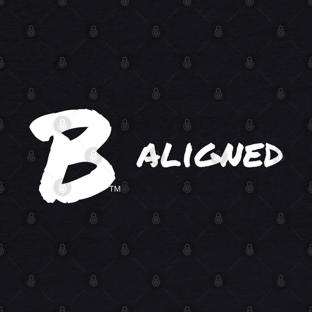 B Aligned by B